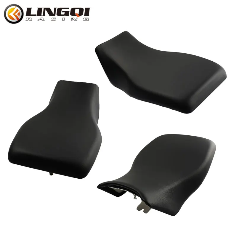 LINGQI Black Complete Seat Assembly Cushion ATV Quad Motorcycle Seats Modification Parts For Four Wheel Small Bull Buggy