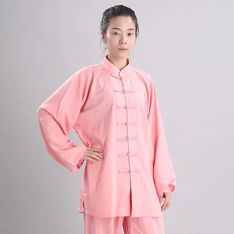 Tai Chi Uniform Chinese Martial Arts Clothes Spring Summer Wushu Kung Fu Suit Taiji Outdoor Walking Morning Sprots Taijiquan view 3