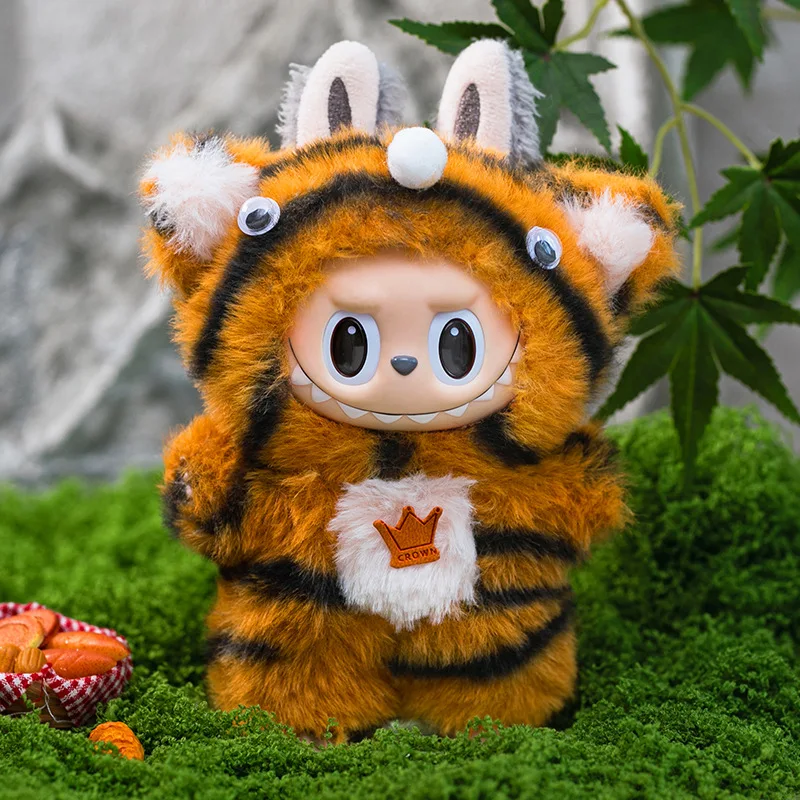 

Suitable For Labubu Baby Clothes Sitting Party Clothes 1st/2nd/3rd Generation Animal Rabbit Cow Tiger Lamb Plush Accessories
