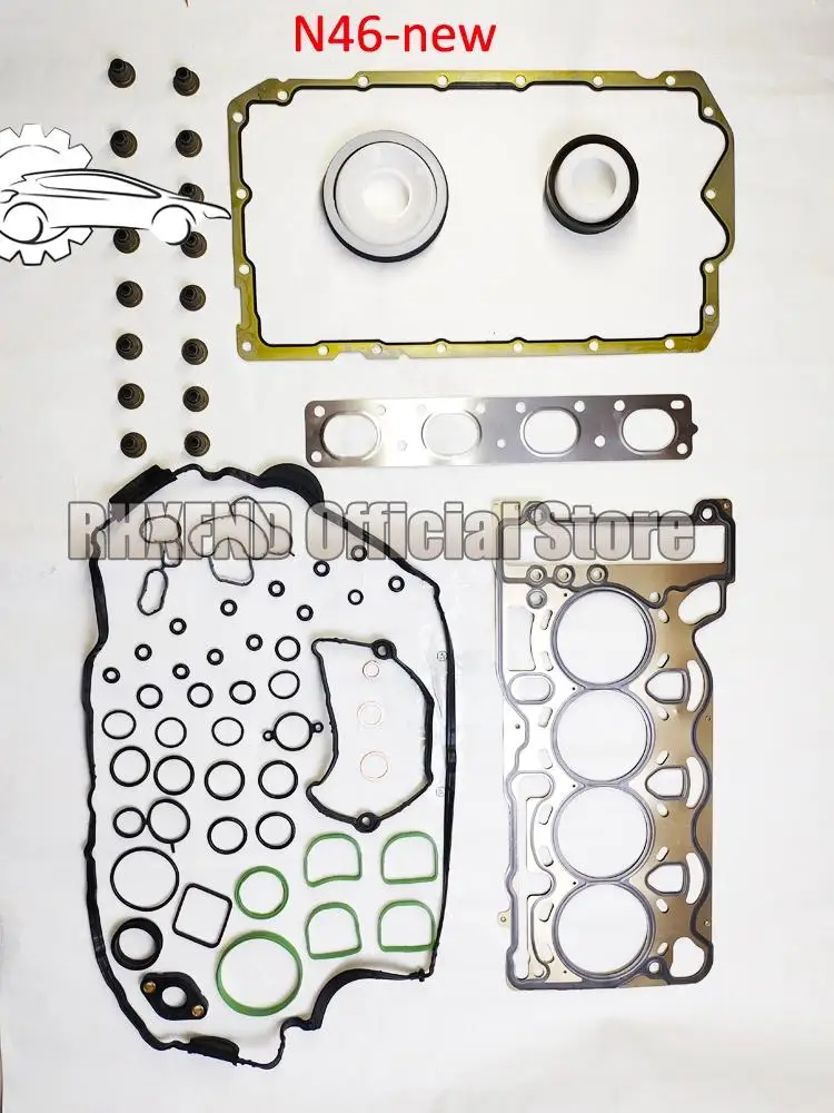 

E46 316CI 316I 316TI 318I 318TI 318CI N40 N42 E90 N46 B20 full gasket set rebuilding kits overhaul kit 16V FOR BMW
