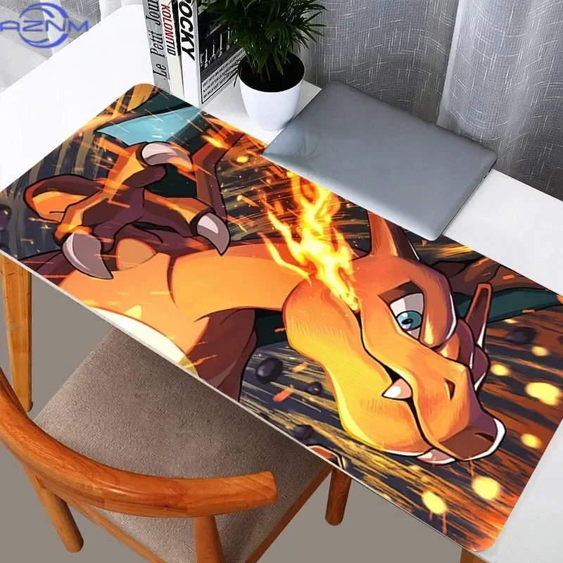 Mouse Pads Pokemon Pikachu Computer Laptop Anime Keyboard Mouse Mat XXL Mousepad Keyboards Gamers Decoracion Desk Mat