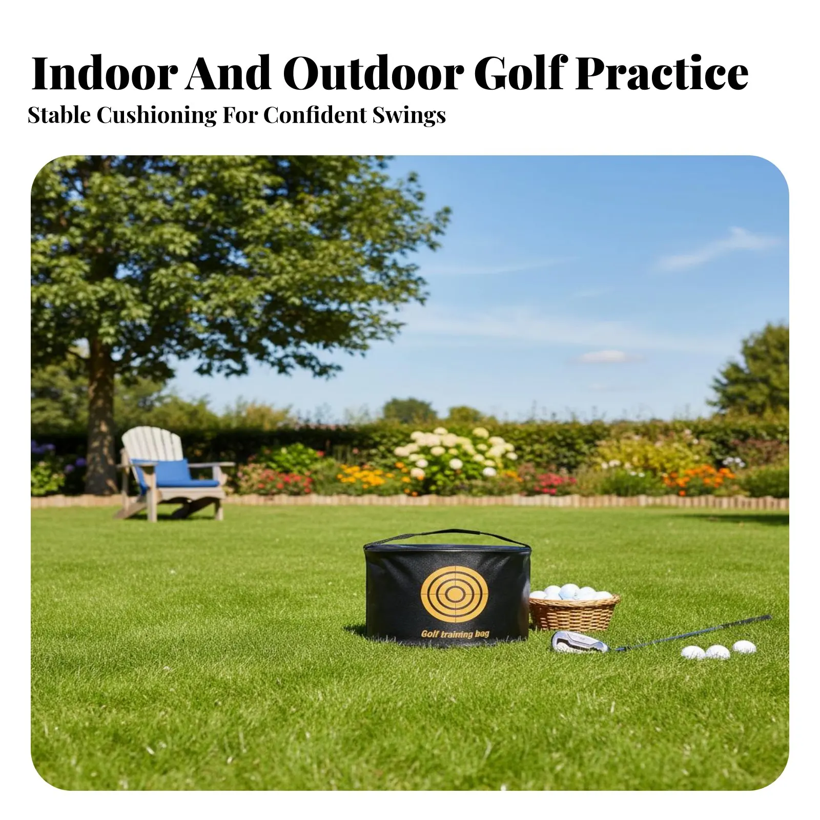 Sport Hitting Bag Long-Lasting Sport Strike Bag Waterproof Portable for Professionals, Backyard, Driving Range