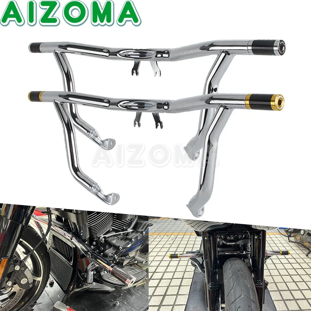 

Защитная дуга Highway Bar для мотоцикла Harley Road Glide FLTR Custom 117 FLTRX Special FLTRXS, защита двигателя от падений