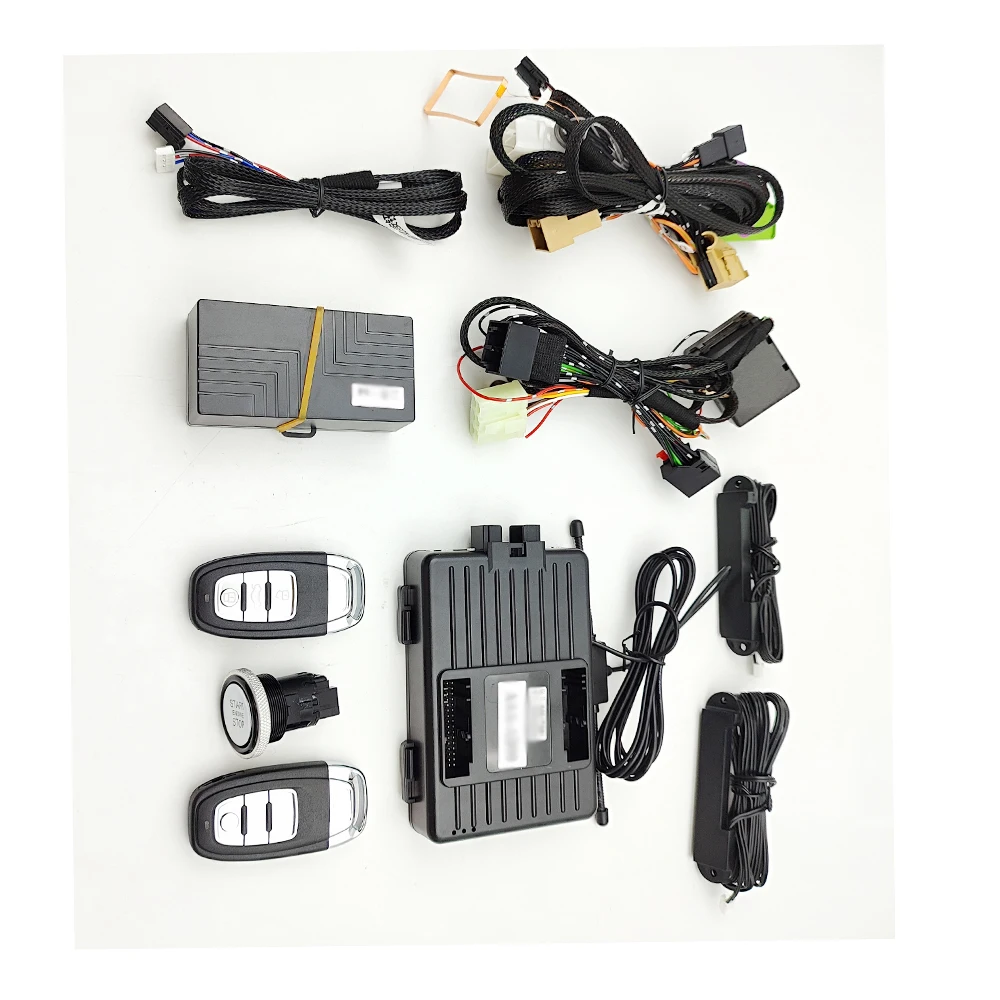 Для Audi A4 Q5 2011-2016 (без бесключевого запуска) Обновление бесключевого запуска Дистанционный запуск Бесключевой доступ Управление через мобильное приложение Для Audi A4 Q5 2011-2016 (без бесключевого запуска) Обновление бесключевого запуска Дистанционный запуск Бесключевой доступ Управление через мобильное приложение