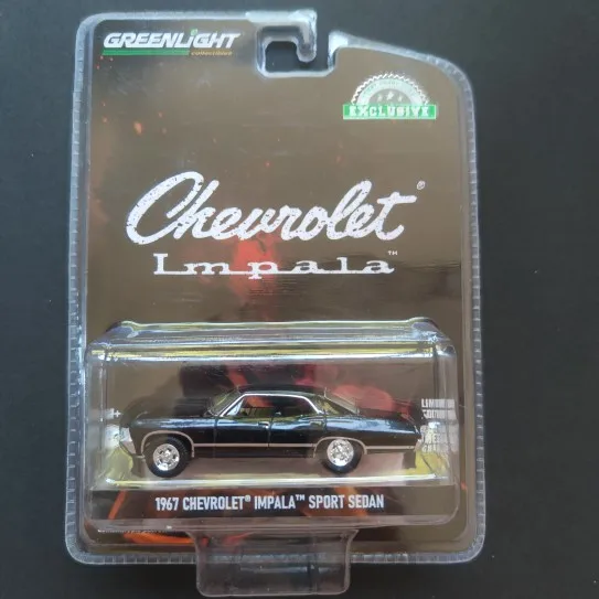 1:64 GreenLight 1967 Impala Sports Sedan Chevrolet 1991 Ford LED Taxi 1972 AMC MATADor 2013 Chevrolet Cruze-Santiago Chile Cars