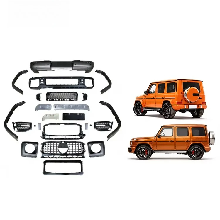 STLF G63 AMGs Car Body Kits for Mercedess Benzs W464 W463A G350 G450D G500 G500 2019+ Conversion PP Material Car Bumpers Bodykit