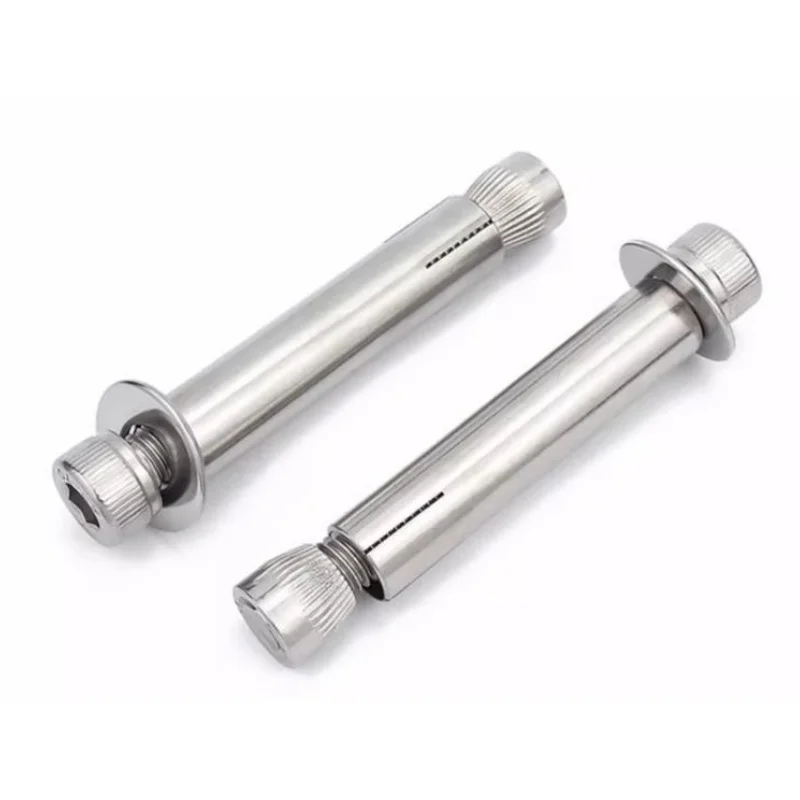 M6 M8 M10M12 توسيع المسمار 304 مسدس من الفولاذ المقاوم للصدأ المقبس التوسع الداخلي المسمار كم مرساة خرسانية المدمج في التوتر #4