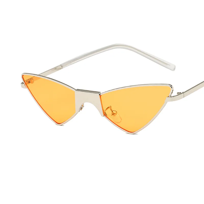 New fashion triangle sunglasses personalised pointed cat-eye sunglasses Stage fashion performance must have Outdoor excursion