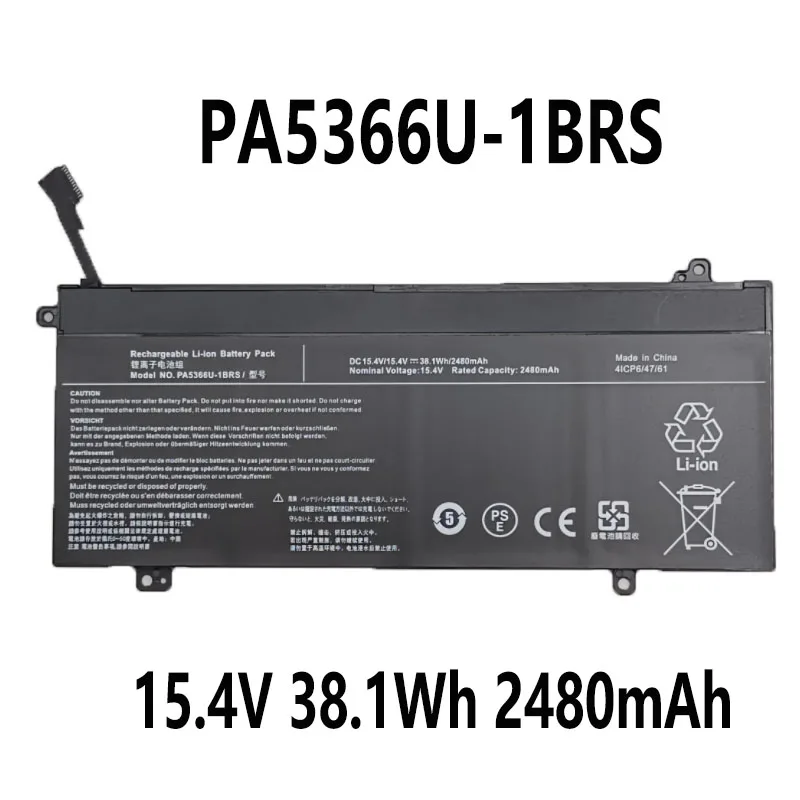 PA5366U-1BRS 15.4V 38.1Wh 2480mAh Laptop battery For Toshiba Dynabook Pro L50-G-11H L50-G-10A L50-G
