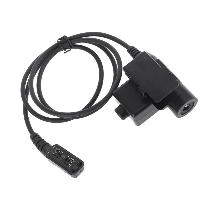 Adaptador de enchufe de Cable para walkie-talkie, dispositivo táctico Bowman Elite U94 PTT, 10 piezas, HYT PD702 PD780 PD785, novedad