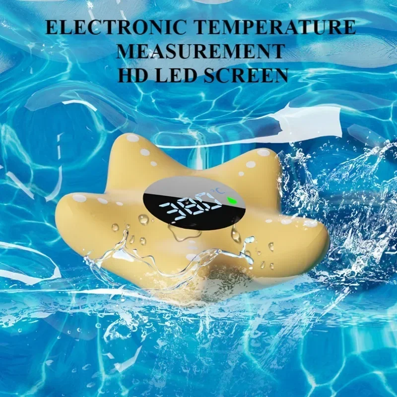 

Sea Star Thermometer Baby Bathtub Shower Water Thermometer Baby Safe Temperature Sensor Floating Waterproof Baby Ecowitt Baby Gw