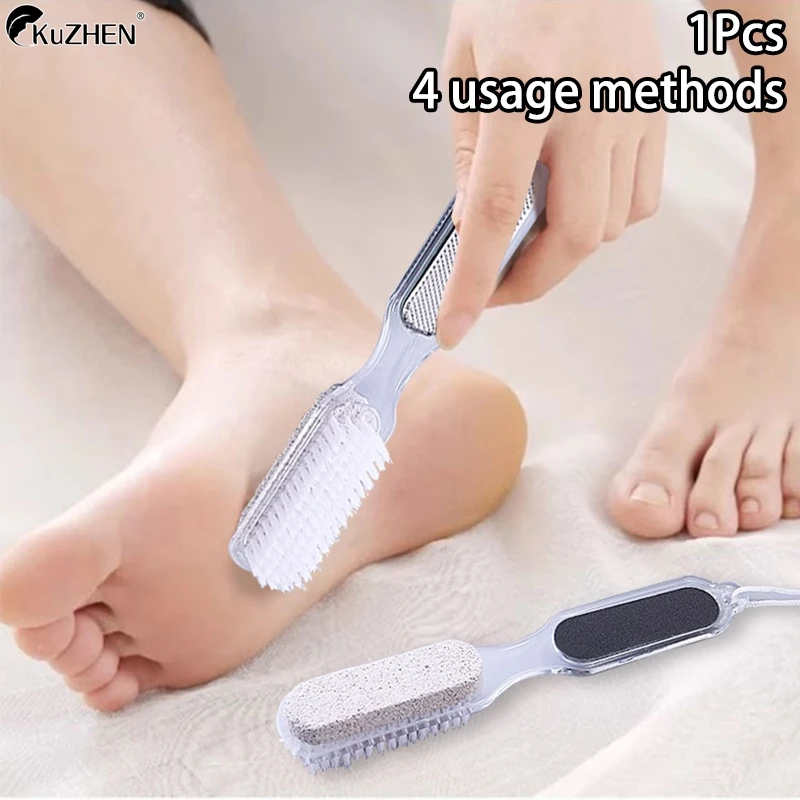 Lime remodelée pour les pieds à la main, pédicure pour les callosités des pieds du côté du talon, soins des talons, meulage, outils de brosse exextensibles, 1 pièce