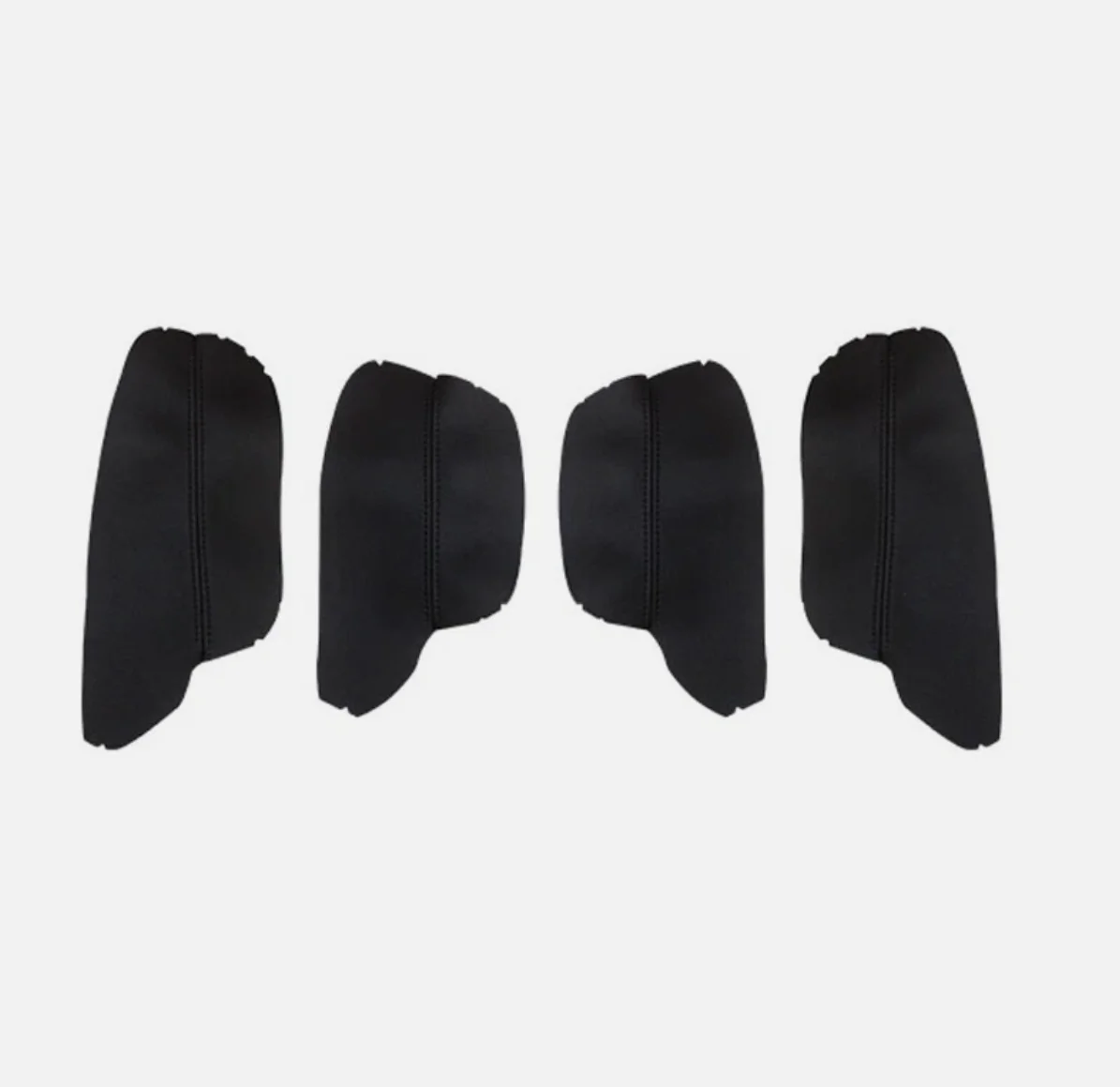 4Pcs Black Leather Door Panel Armrest Cover Car Interior Trim For Honda CR-V CRV 2012-2017 Car Styling Accessories