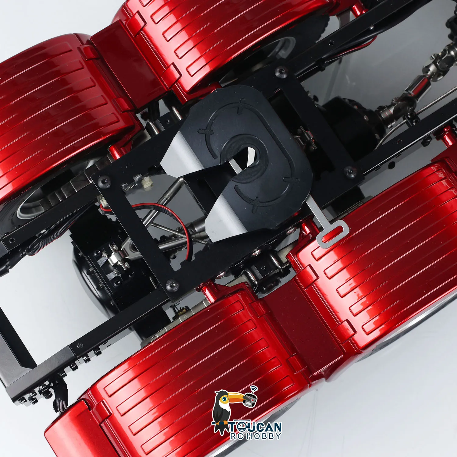 1/14 6x6 770S RC 트랙터 트럭 리모컨 자동차 페인트 완성 모델, CNC 차동 잠금 차축 사운드 라이트 차량 TH24244