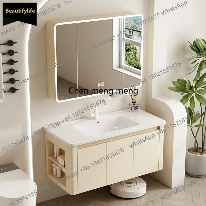 

C85 Over Small Cupboard Jewelry Space Saver Partitions Mirror Storage Sink China Cupboard Skincare Toilet Gabinete Trendy Furnit