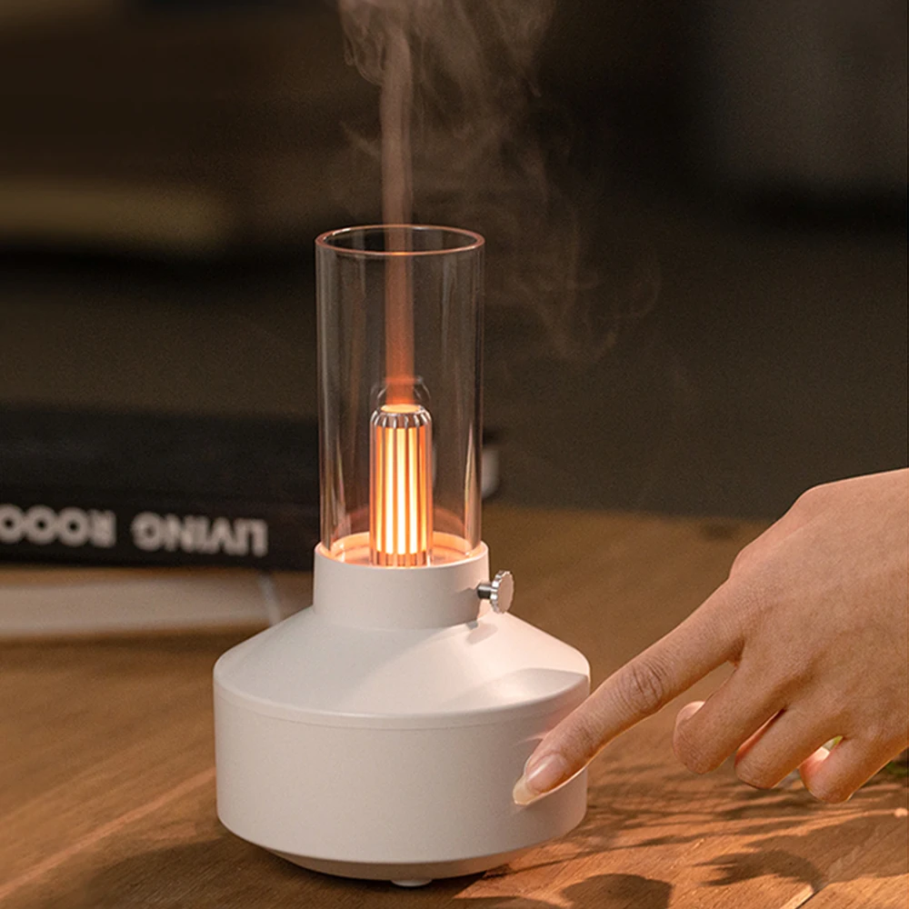 

Retro Candlelight Aromatherapy Machine Humidifier Expander Aromatherapy Machine Desktop Atmosphere Light Aromatherapy Machine