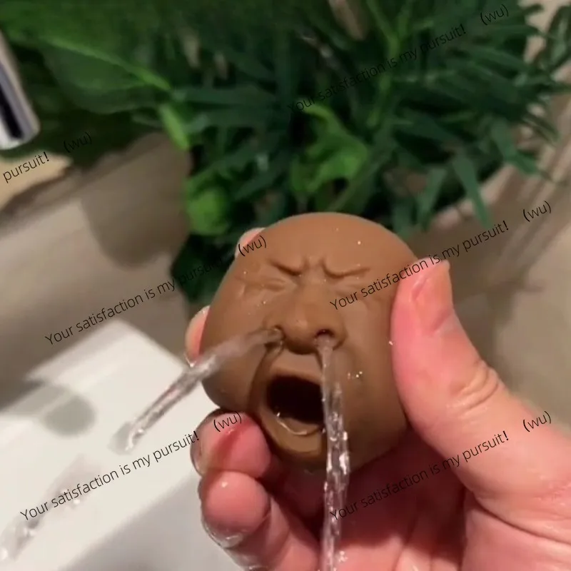 

halloween decoration Novelty 1PCS Yawning Person Avatar Purple Clay Tea Idea goods for Nurturing Cool Expressions Set Ornament