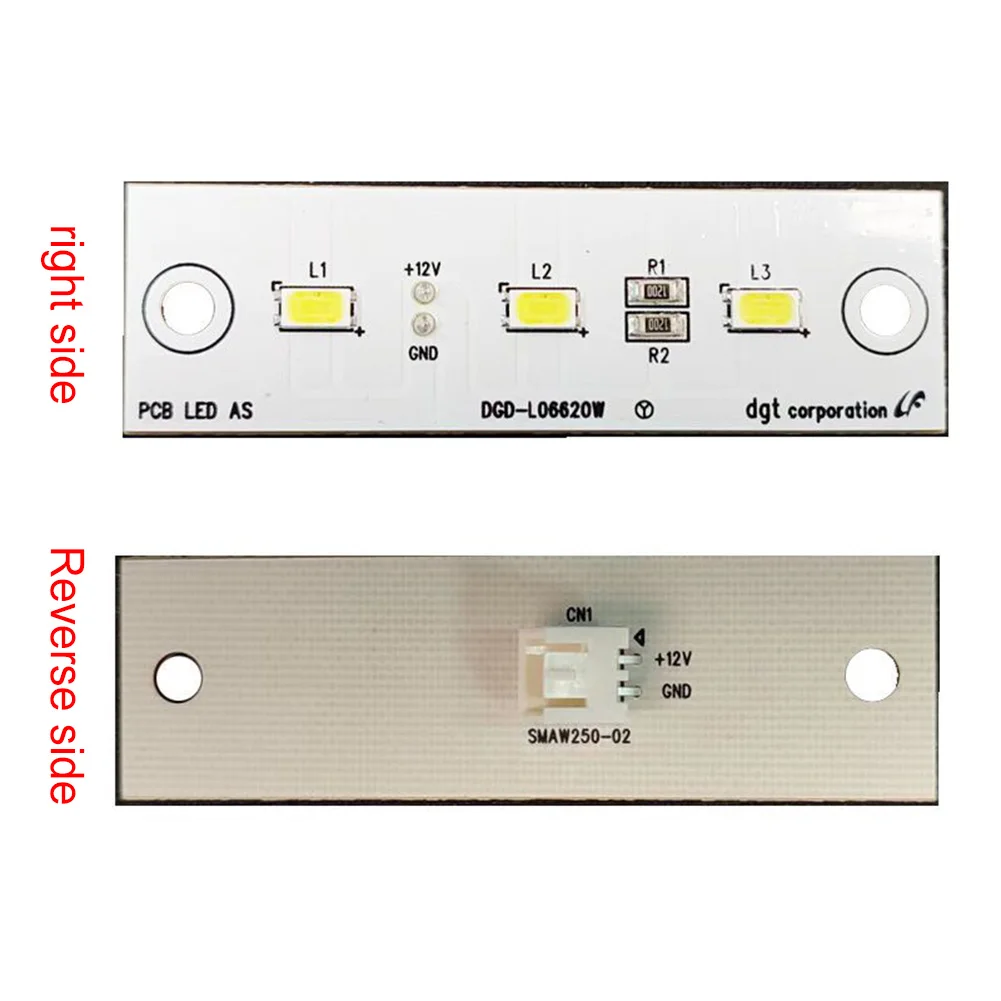 شريط إضاءة LED لـ FGK48DGD LD6620W للثلاجة، إضاءة معززة وجزء بديل صديق للميزانية
