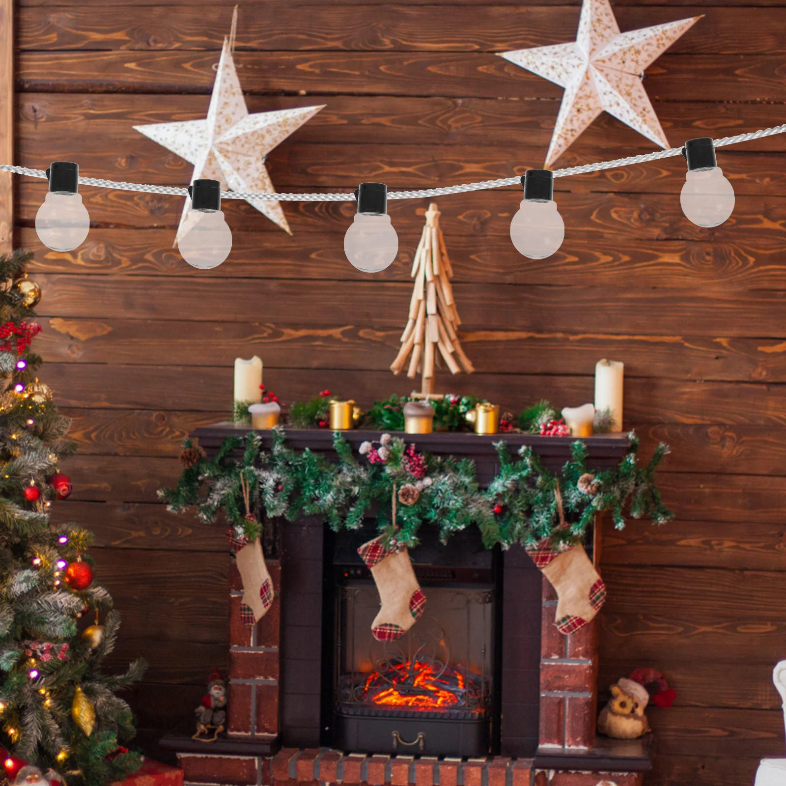 

20Pcs String Lights Empty Globe Bulb Pendant Plastic Lamp Light Replacement Decorative Hanging Bulbs for Holiday Wedding Party