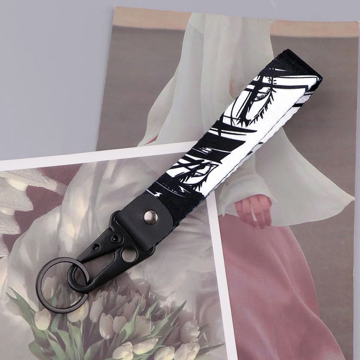 Anime Dragon Keychain, Cool Lanyard Wrist Strap Gift