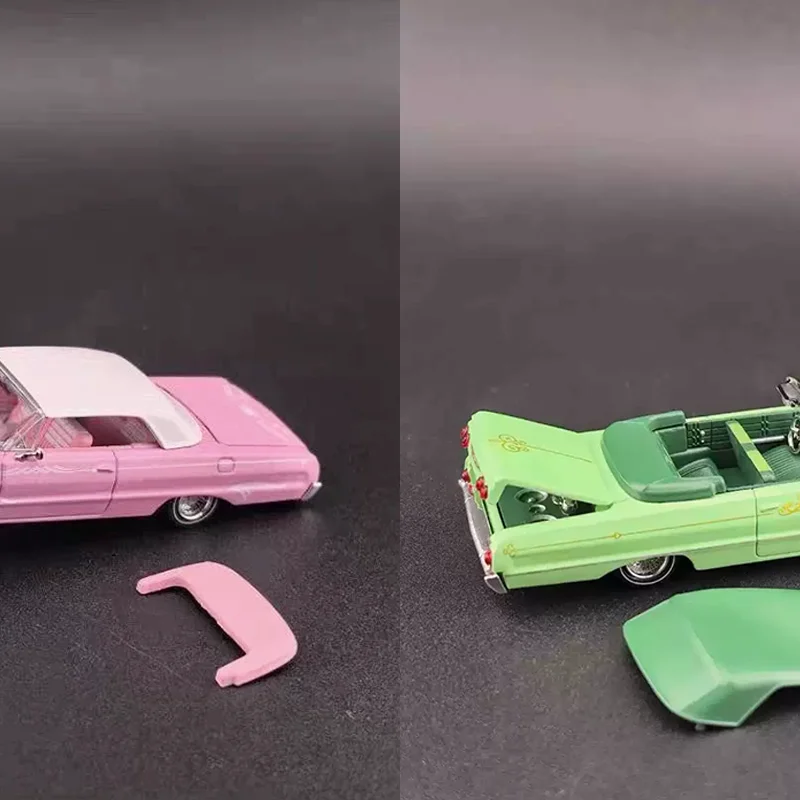 Fine Works64 1:64 Scale Impala Lowrider Alloy Simulation Car Model Adult Collection Decoration Gift Toys Static Display