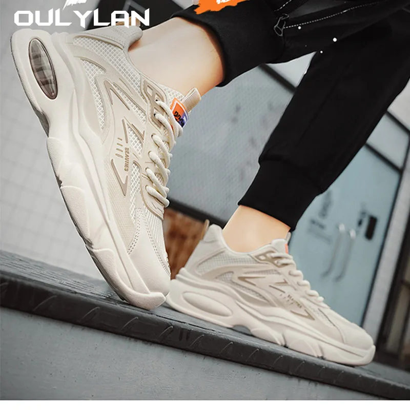 

2024 Spring/Summer Live Popular Men's Casual Fashion Lightweight Thick Bottom Breathable Sports and Leisure Dad Shoes