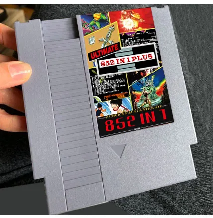 THE ULTIMATE OF NES 852 in 1 PLUS Game Cartridge for NES Console,1024MBit Flash Chip in Use
