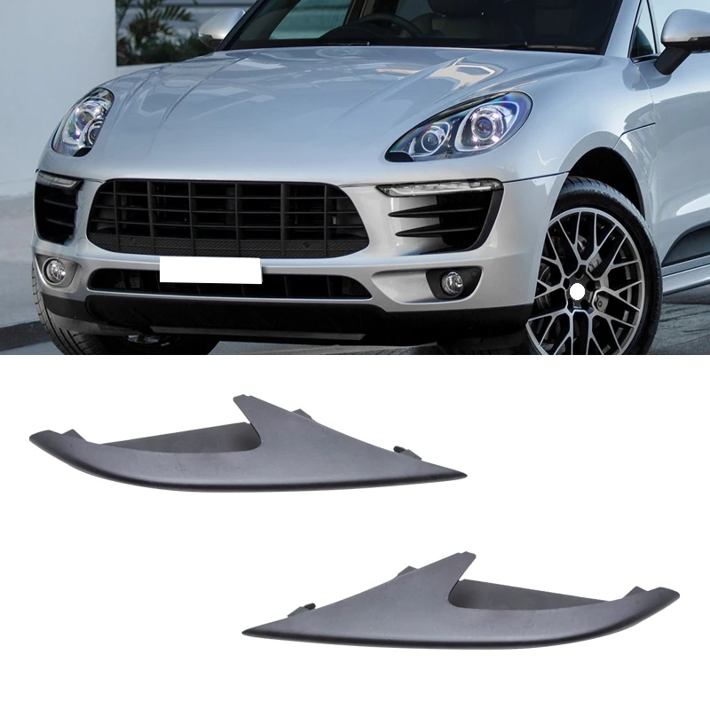 

For Porsche Macan 95B 2014 2015 2016 2017 2018 Fog Lamp Frame Trim Strip Front Bumper Grille Accessories 95B8076851 95B8078771