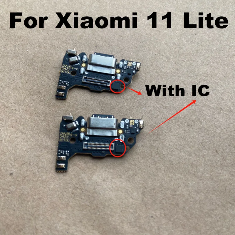 For Xiaomi 11 Lite USB Charging Board Dock Port Connector Flex Cable Repair Parts Replacement MI 11 LITE 4G 5G