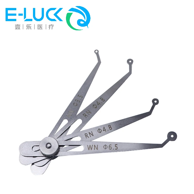 

Dental Implant Calipers Interproximal Reduction Gauge Ruler Adjustable Positioning Planning Ruler Stainless Steel Autoclave