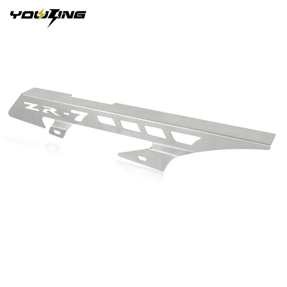 For Kawasaki ZR-7 ZR7 ZR 7 1999-2000-2001-2002-2003-2004 Motorcycle Rear Sprocket Guard Chain Cover Protector Plate ZR-7S ZR7S