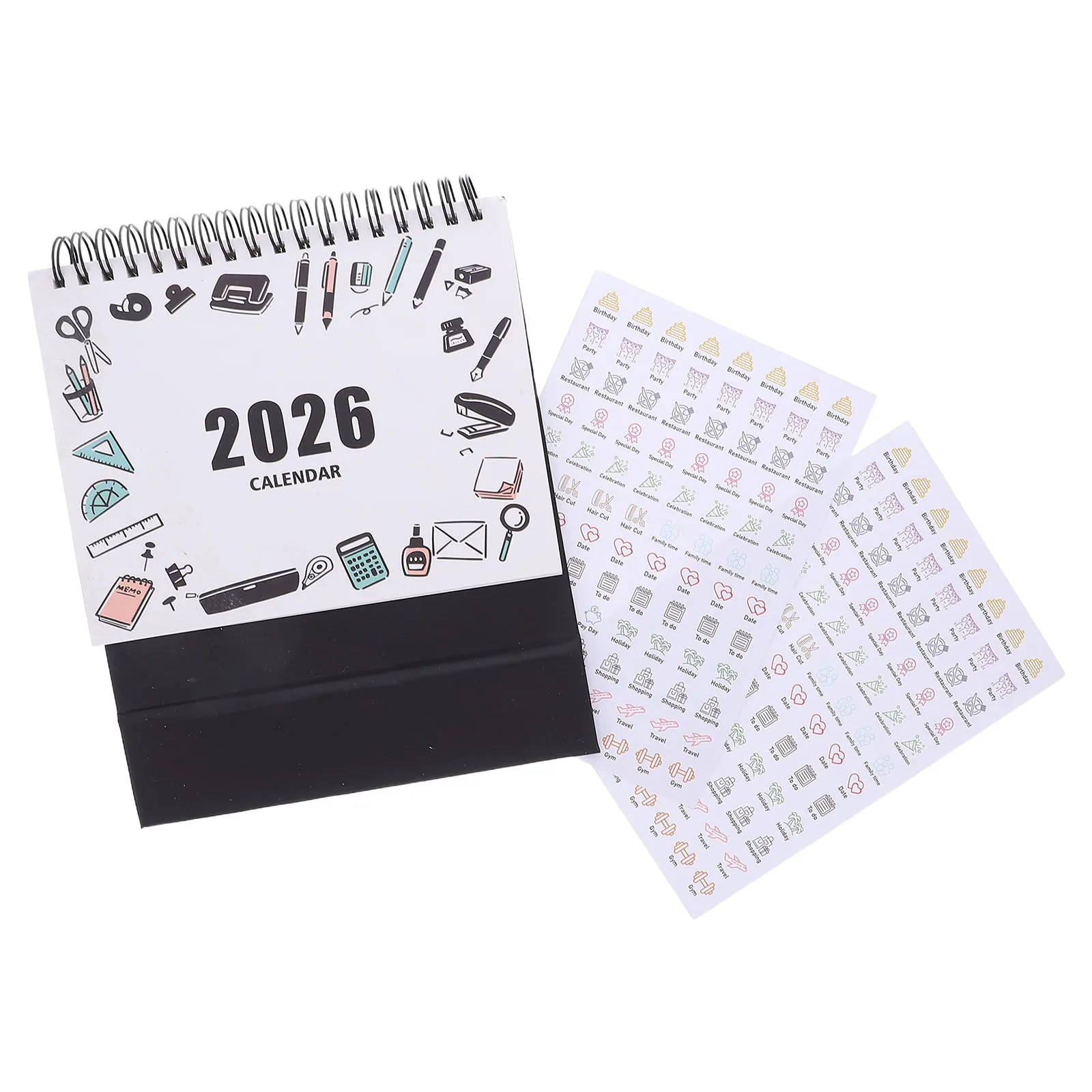 

Mini Desk Calendar 2025 2026 Small Standing Flip Monthly Desktop Planner Organizer Office Classroom Daily Schedule 2026 Calendar