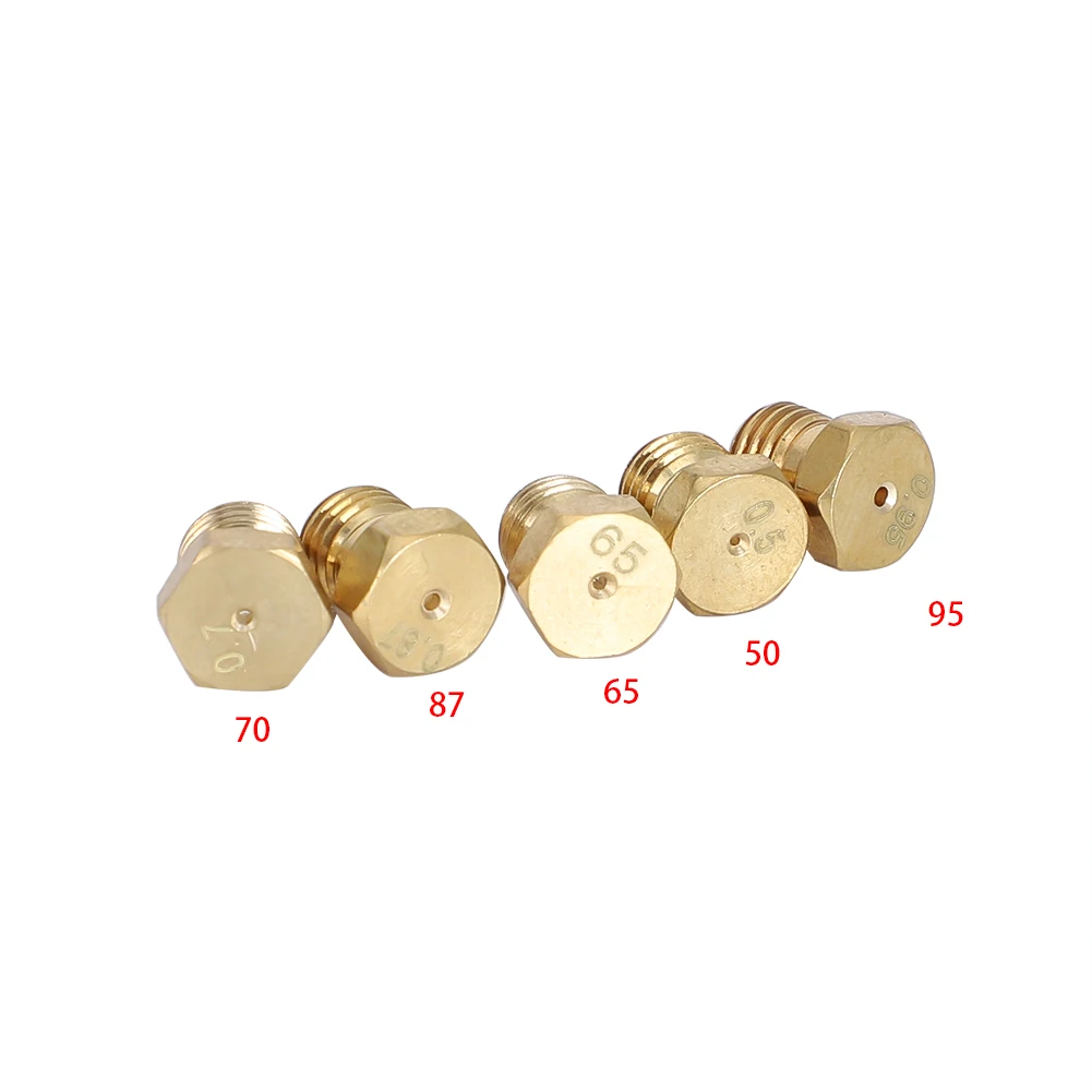 5/10 Pcs Burner Gas Hob Lpg Conversion Kits Jets Nozzles Propane Injectors New For 50 65 70 87 95 Gas Stove Brass Nozzle