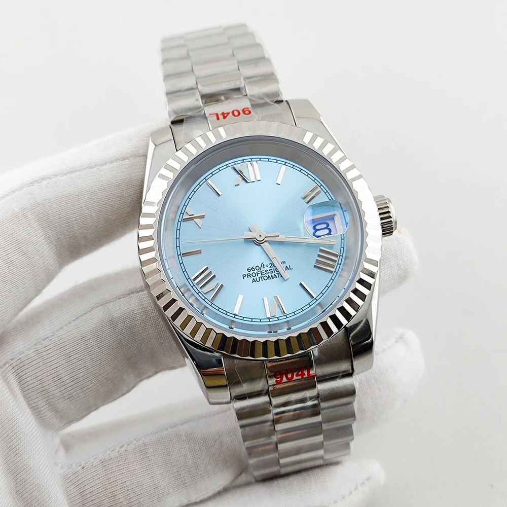 Custom 39mm Automatic Mechanical Watch Sapphire High-end Luxury Business Journal Men's Watch Luminous Waterproof Wristwatch