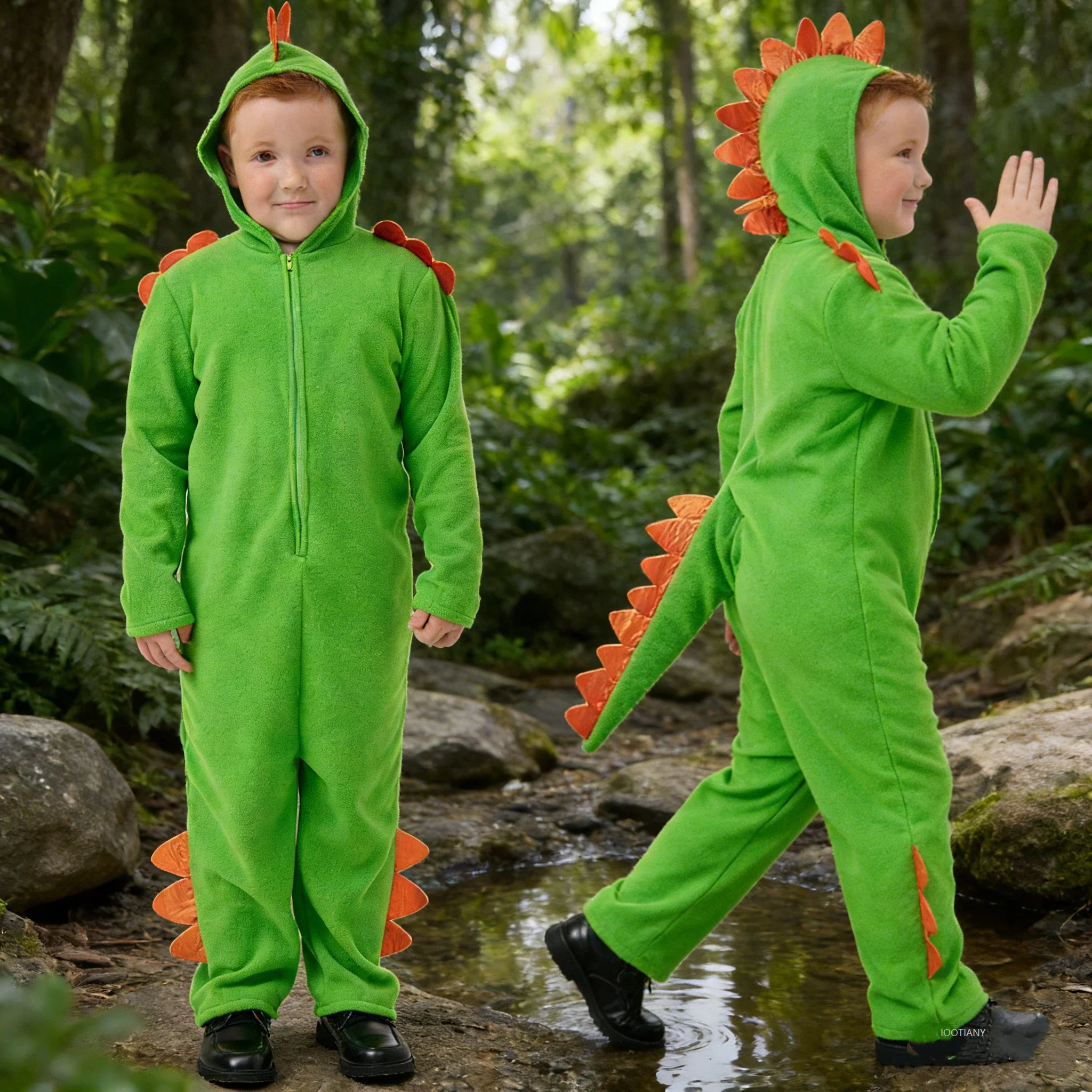 

Niño Onesies Yoshi Kigurumi Enfant Cartoon Cosplay Costum For Christmas Halloween Fleece Sleepwear Anime Homewear Pijamas 2026