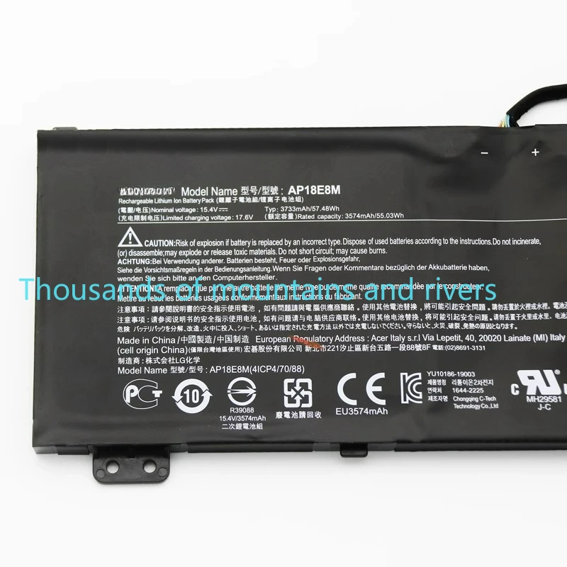 

KingSener AP18E7M Аккумулятор для ноутбука Acer Nitro 5 AN515-54 AN515-55 AN517-51 7 AN715-51 Aspire 7 A715-74 A715-74G Series AP18E8M