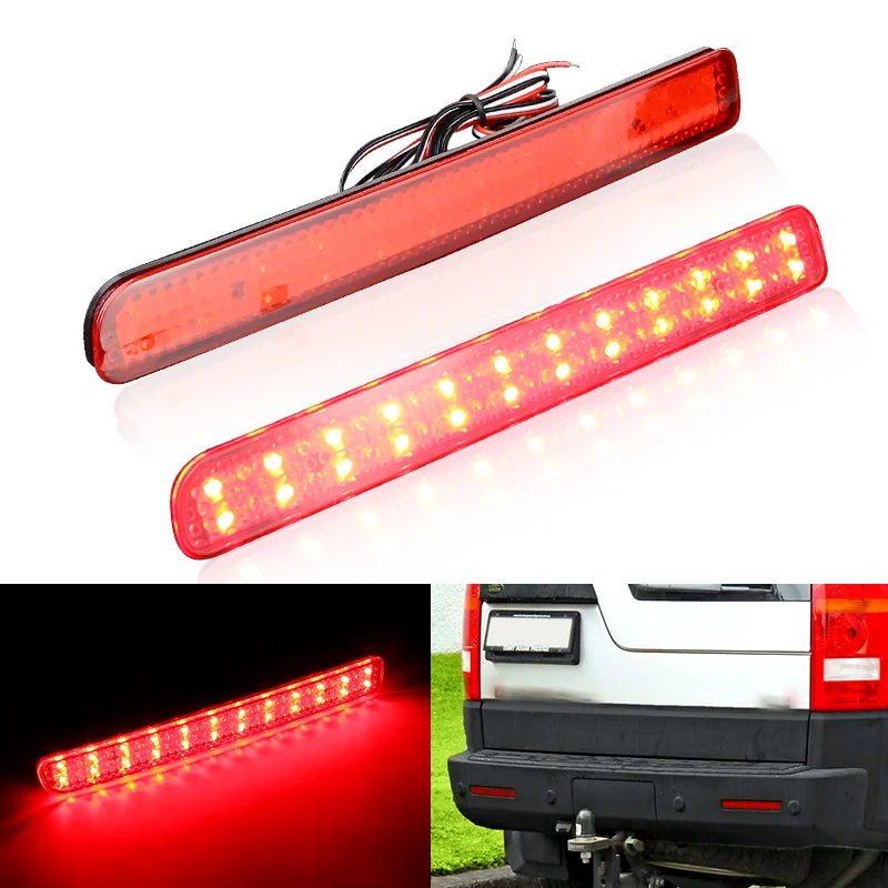 2Pcs Led Rear Bumper Tail Light For Discovery 3 LR3 2005-2009 For Discovery 4 LR4 Range Rover Sport (L320 facelift) 2010-2013