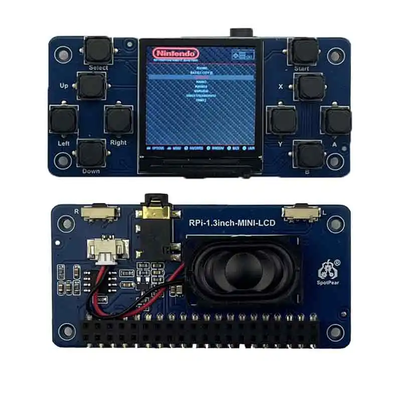 

Raspberry Pi LCD Display Screen 1.3inch LCD with Game Button AND Audio Buzzer For Zero 2W /3B/4B/PI5