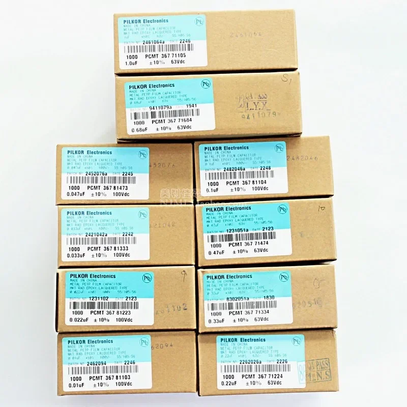 Рисунок 3 - пленочные конденсаторы Phili Pilkor CBB 10% 63 В (0