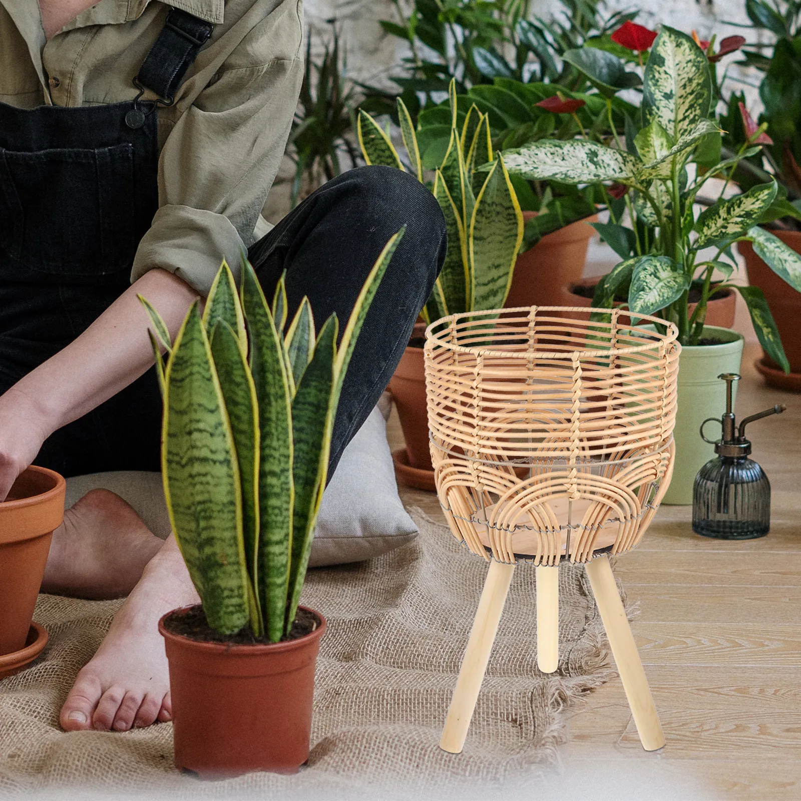 bamboo-woven-plant-pot-rack-simple-design-indoor-outdoor-flower-display-bamboo-plant-pot-basket-bonsai-holder