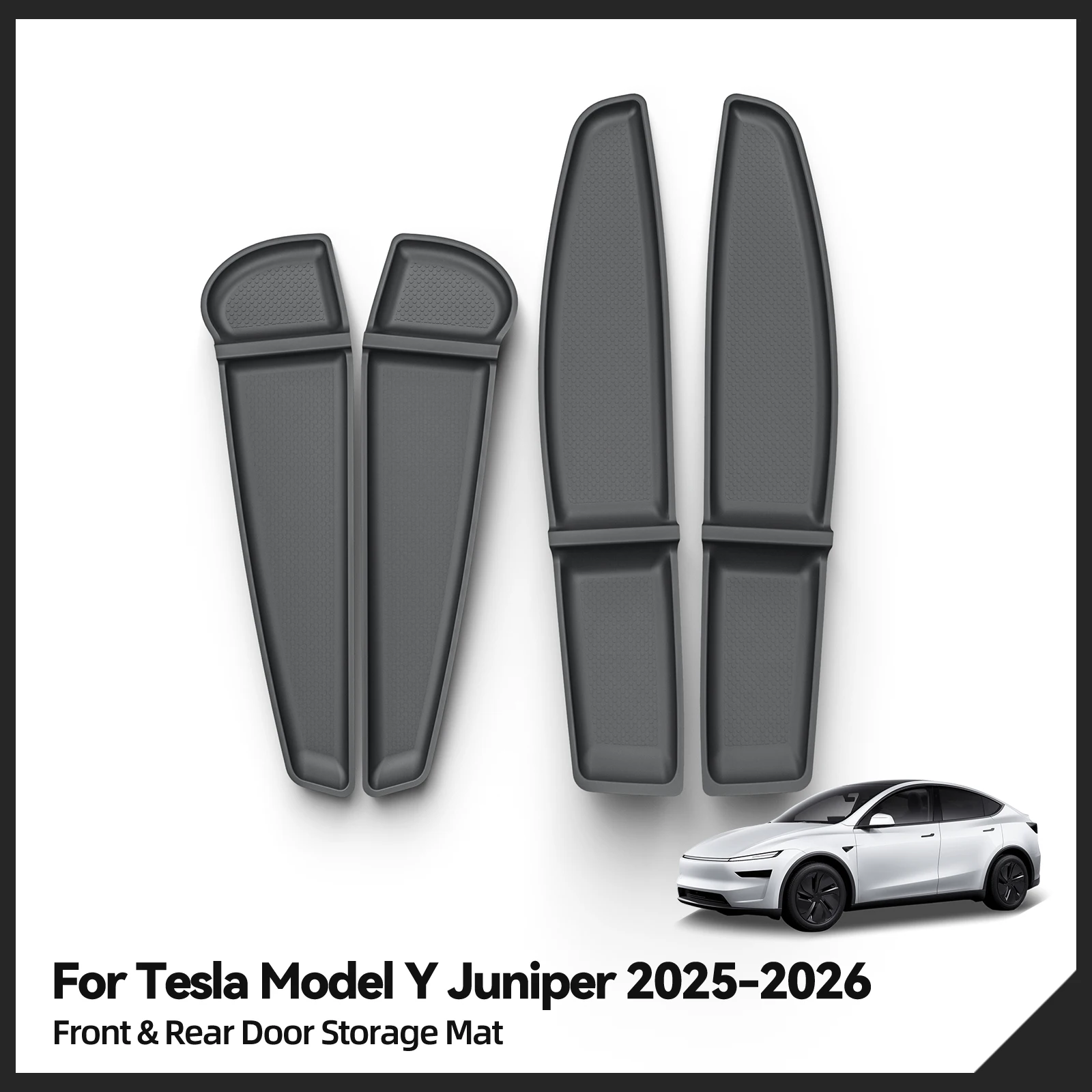 

SMABEE for Tesla Model Y/YL Launch 2025 2026 Juniper Door Handle Storage Pad Front Rear Door Holder Tray Accessories Organizer