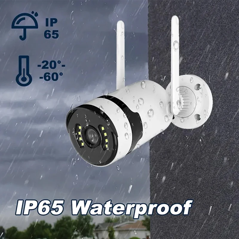 

4-канальная Wi-Fi NVR система безопасности 10-дюймовый IPS-экран 3-мегапиксельная/5-мегапиксельная беспроводная IP-камера ИК-ночное видение Домашний склад CCTV Облачный HDD