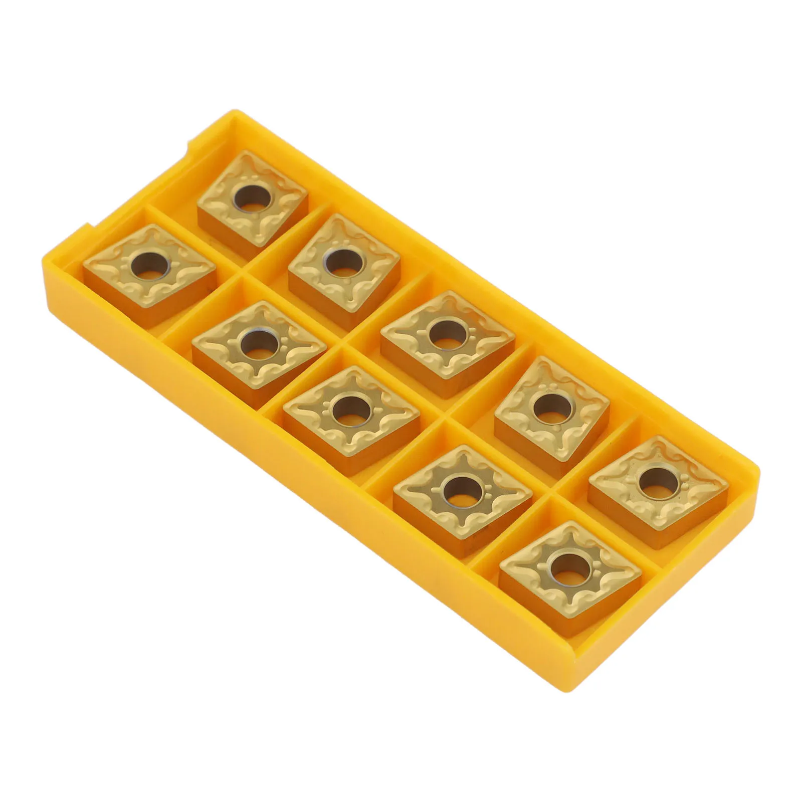 10PCS Insert Carbide Insert Semi-finishing Applications Strong Grip Performance Suitable For Dirty Environments