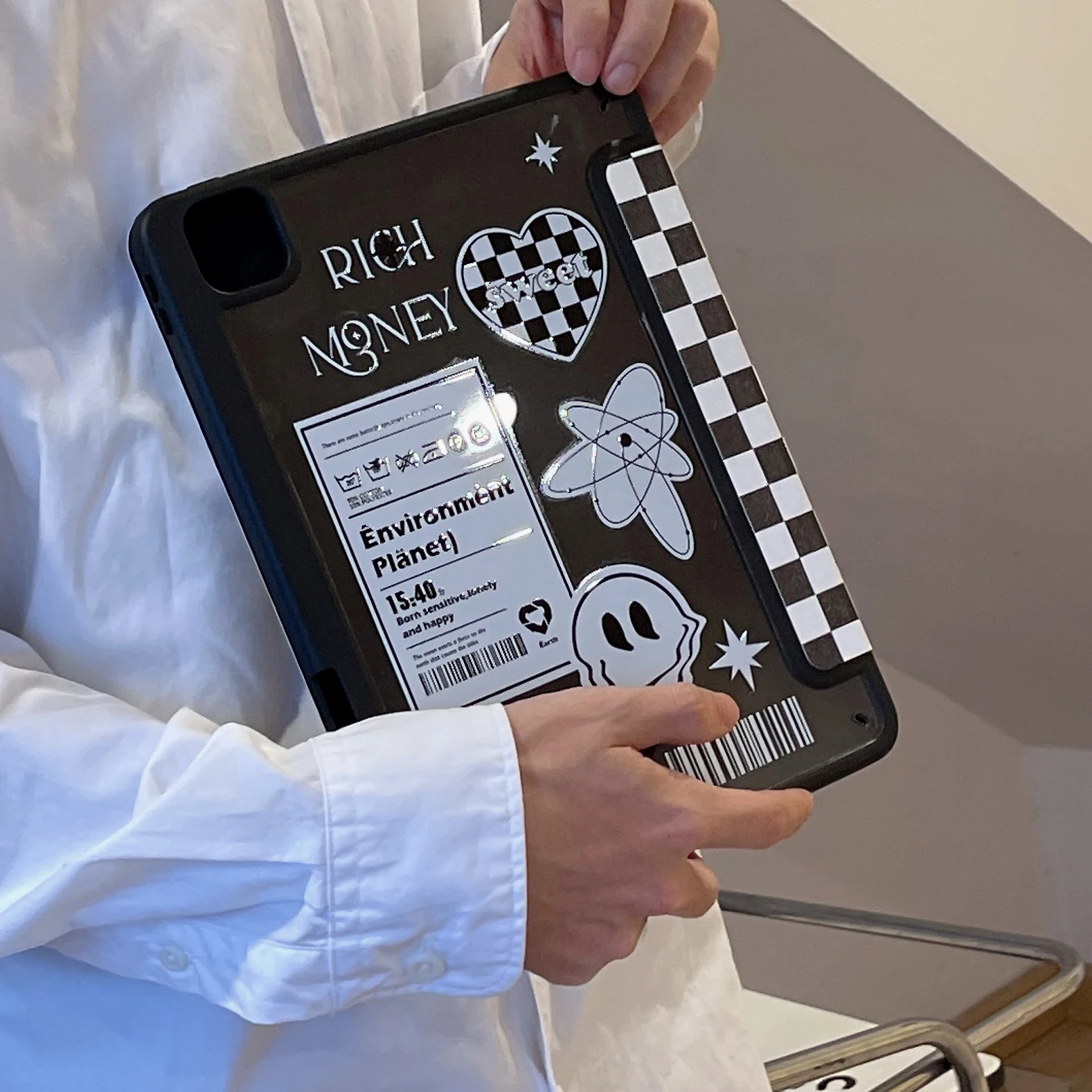 Met potloodsleuf Voor Nieuwe 2024 iPad Air 11 "13 Pro 11 13 12.9 M2 M4 Case 2022 10e Gen Cover 9.7/10.5/10.2 inch Air 5 4 10.9 Case