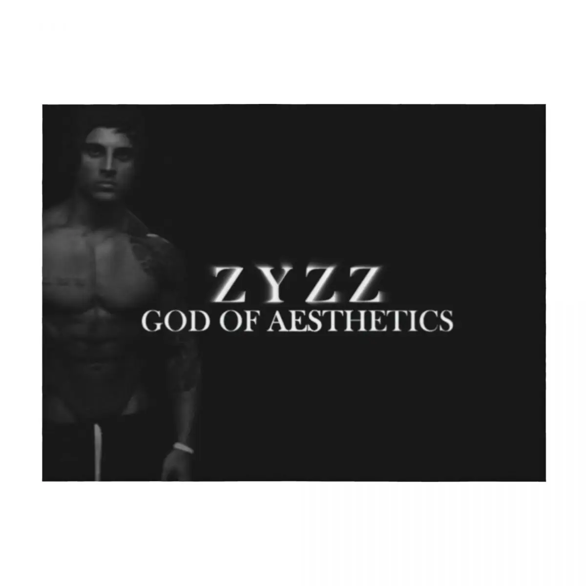 

zyzz god of aesthetics Throw Blanket Luxury St wednesday Bed Fashionable Soft Plaid Blankets
