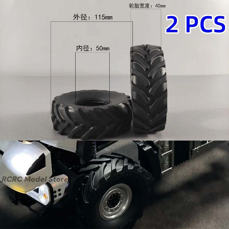 

2 шт. RC 1,9 дюйма резиновая шина с узором «елочка» для 1/10 Rc гусеничного грузовика Trx4 Defender Scx10 Rc4wd колесные диски Запчасти Аксессуары