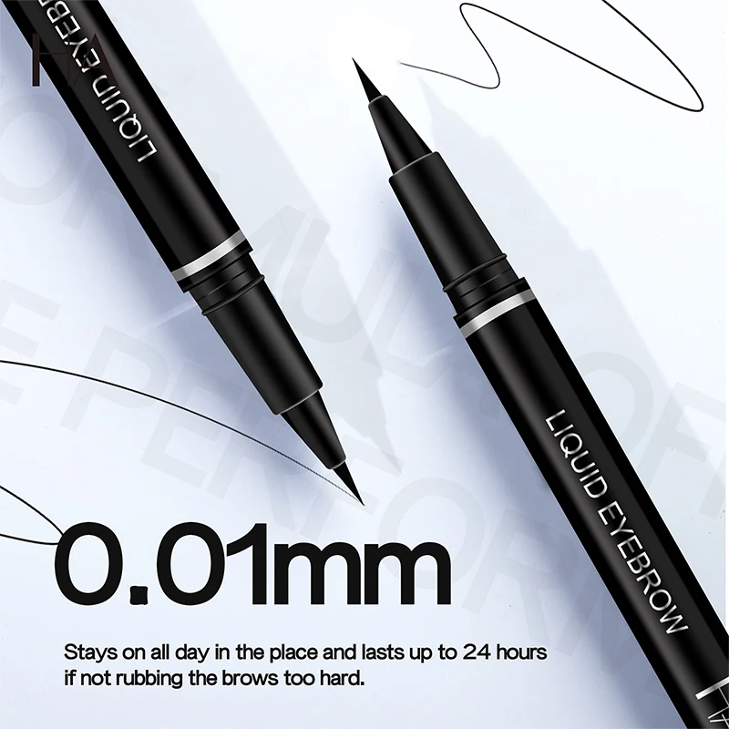 1pcs Liquid Eyeliner Eyebrow Quick Drying Liquid Eyeliners Waterproof Long Lasting Anti-sweat Ultra Fine Makeup Eyeliners Pen