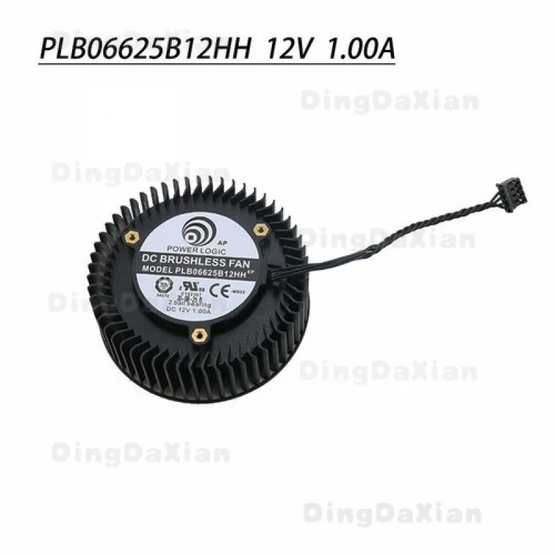 

Вентилятор для видеокарты D FOR GTX1060 1070 1080 1080ti PLB06625B12HH 4Pin 12V 1.0A