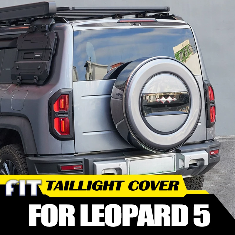 

Auto Taillight Cover Fit for BYD Equation Leopard 5 2023 2024 Modified Car Brake Light Protection Cover Mecha Style Accessories