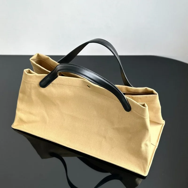 大容量キャンバストートバッグ,高品質,シンプル,夏,2022